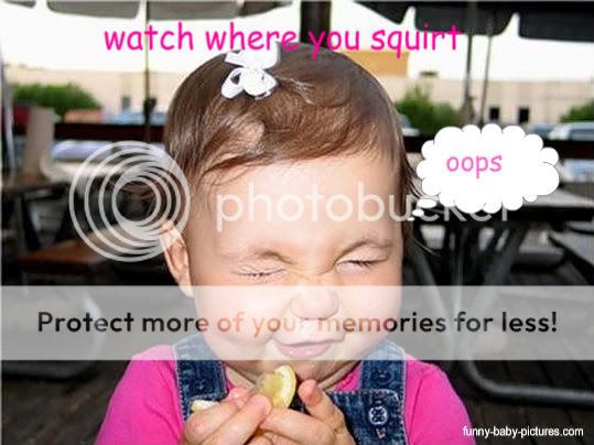 baby eating lemon cast